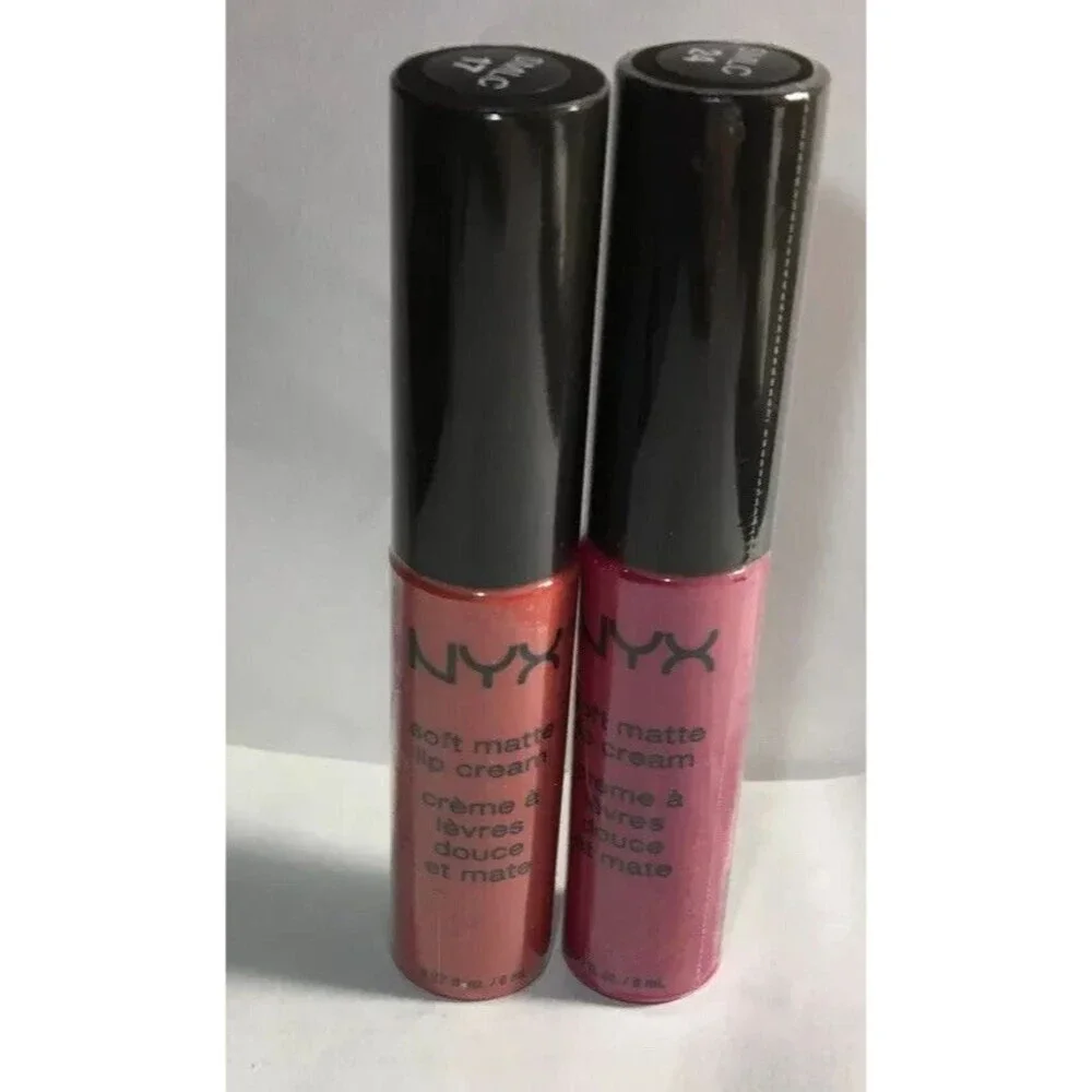 NYX Professional Makeup Soft Matte Lip Cream, Seoul SMLC 24 & Smlc17 Ibiza New